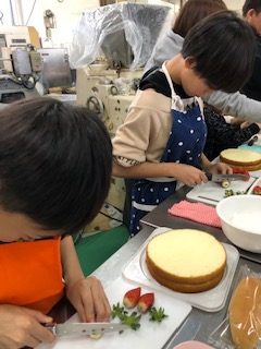ケーキ作り