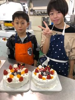 ケーキ完成